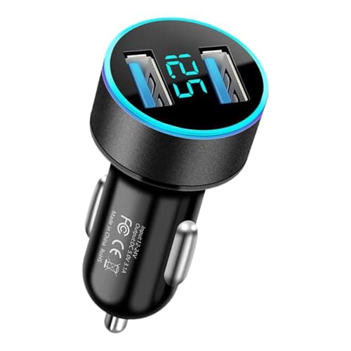 USB C Car Charger 2-Port Smartphone Charging Device