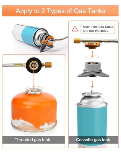 AUTOPkio 3500W Camping Gas Stove Portable, Windproof Backpacking Stove — view 5