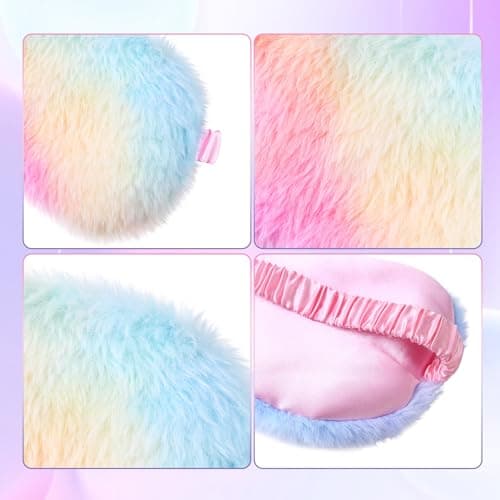 Heyu-Lotus 6 PCS Kids Eye Masks for Sleeping Plush Kids Sleep Mask — view 3
