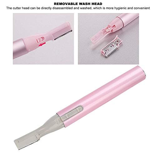 Cordless USB-Rechargeable Electric Eyebrow Trimmer for Women & Men – Painless Wet/Dry Facial Hair Remover with Cutting Head Portable Brows Upper Lip — view 6