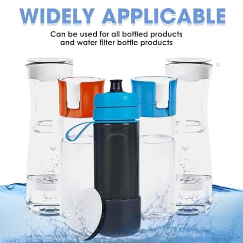 6-Packs Water Bottle Discs Compatible with Brita Fill & Go Water Filter Bottles Carafes Reduce PFAS Chlorine Microparticles and Other Taste Altering Substances — view 6