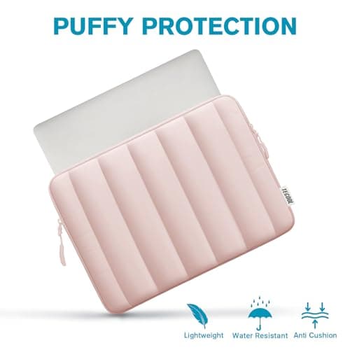 TECOOL Puffy 13 13.3 Inch Laptop Sleeve Macbook Case for Macbook Neo Air 13 — view 3