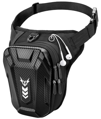 Rolgno Drop Leg Bag, [Expandable Storage] Motorcycle Leg Bag
