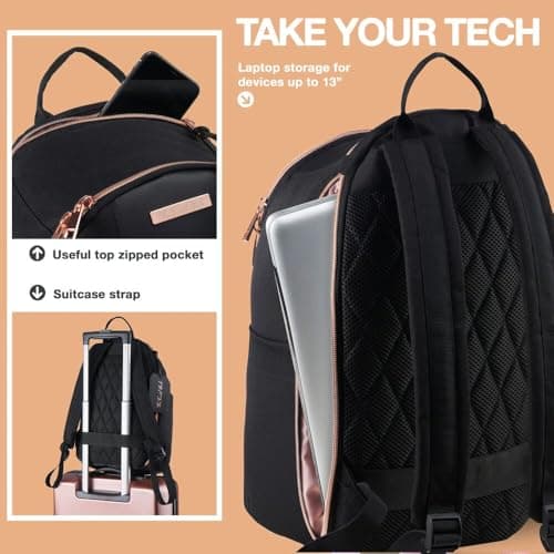 Cabin Max Ryanair Cabin Bags for Women 40x20x25 Underseat Travel Backpack — view 5
