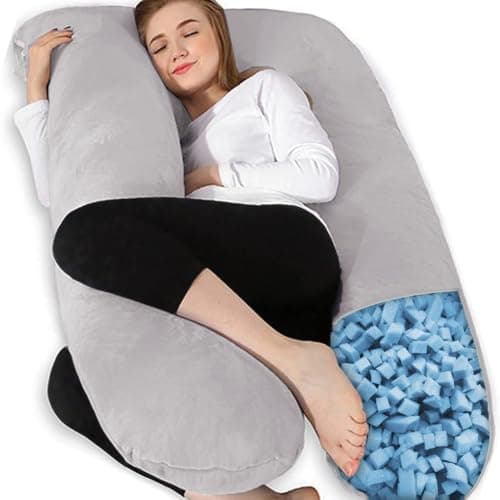 Chilling Home Pregnancy Pillows, Memory Foam U Shaped Maternity Pillow
