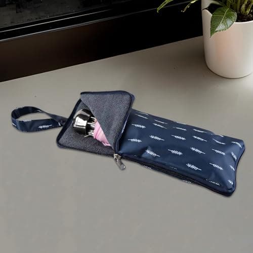 Foldable Umbrella Cover – Waterproof Carry Pouch, Fast Dry Storage Sleeve, Handheld Organizer | Compact Umbrella Bag Featuring Absorbent Lining Strap For Work School Trips Commuting Rain Weather Use — view 2