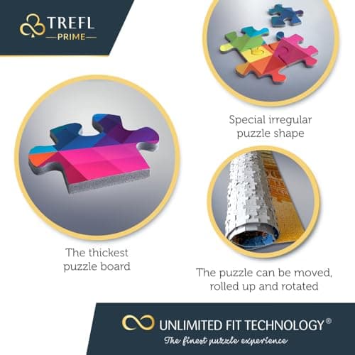 Trefl 10702 1000 Elements, Thickest Cardboard, Organic, Eco, Holland, Autumn, Travel, Entertainment for Adults and Children from 12 Years, Puzzle Wanderlust: Autumn in Amsterdam, Netherlands — view 4