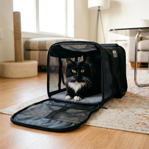 Harbour Housewares Foldable Cat Carrier Bag - Large — view 2