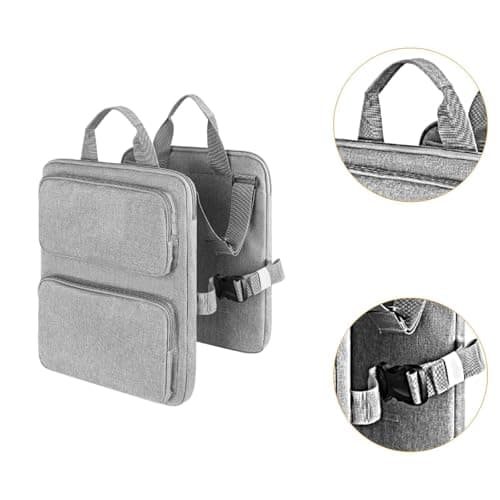 getuse Suitcase Luggage Organizer with Quick Release Hook, Over Suitcase Storage Bag with Pockets, Portable Travel Accessories for Vacation- Gray — view 5