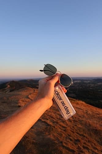 Clear As Day Glasses Cleaning Kit – Microfiber Cloth, Spray & Mini Screwdriver – Eyeglasses Lens Cleaner Set for Sunglasses, Travel, Backpacking, Lenses & Screens (Sage) — view 6