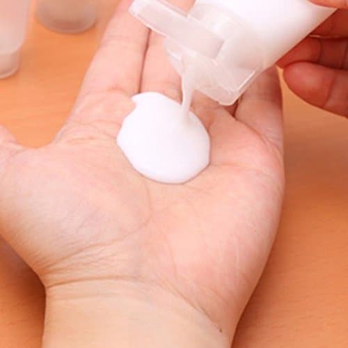 Gemini_mall® Travel Bottles 5 Squeezable & Refillable TSA Approved Cosmetic Travel Containers Bottle for Liquids Shampoo, Conditioner, Soap, Lotion, Sunblock, Toiletries etc (50ml, Matte) — view 6