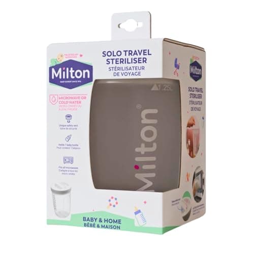 Milton Solo Travel Steriliser, 2 in 1 Microwave & Cold Water Sterilisation