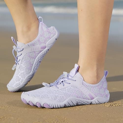 Barefoot Shoes Womens Mens Wide Toe Box Water Shoes Barefoot Trainers Women Men for Walking Running Gym Beach Surf Driving — view 4
