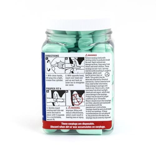 Mack's Original Soft Foam Earplugs, 50 Pair - 32dB SNR, Comfortable Ear Plugs for Sleeping, Snoring, Work, Travel & Loud Events | Made in USA — view 2