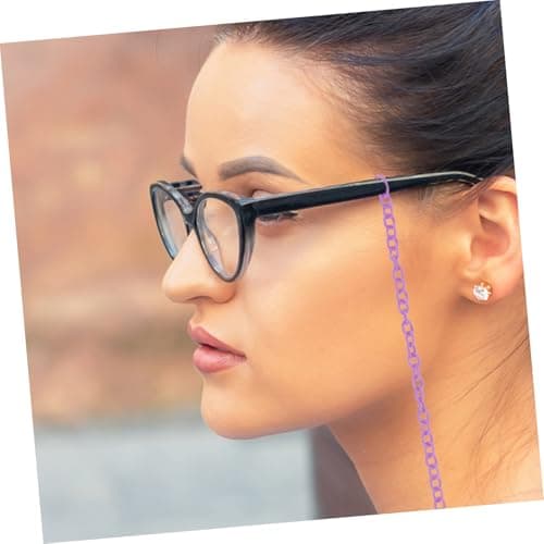 CALLARON 10pcs Plastic Jewellery Chains for Jewellery Making, 6x8mm Chain Links, Versatile Accessories for Eyeglasses and Purse, Multi Pack for Daily Life and Travel — view 5