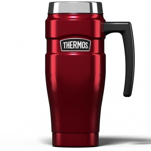 Thermos Stainless King Cranberry Red Travel Mug (470ml) 7h Hot | 18h Cold