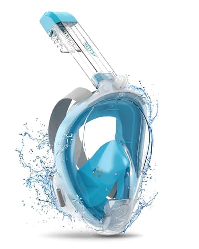 ACURE Full Face Snorkel Mask Adult Anti-Fog Diving Mask with Camera Mount