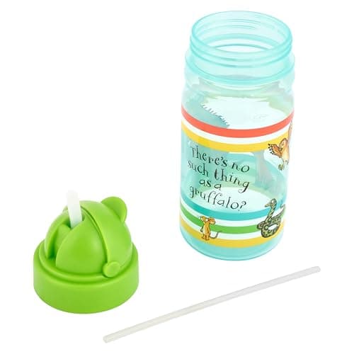 The Gruffalo 400ml Kids Water Bottle with Dome Lid & Flip-Up Integrated Straw - BPA-Free, Leak-Proof Design, Perfect for School & Outdoor Activities, Green — view 5