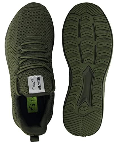 Feethit Womens Trainers Comfort Sneaker Shoes Sport Tennis Green 5 — view 6