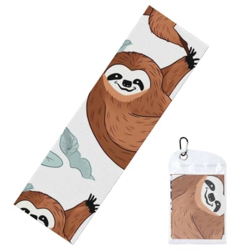 NBSKSDLK Brown Sloth Cooling Towel for Neck and Face 40''x 12''