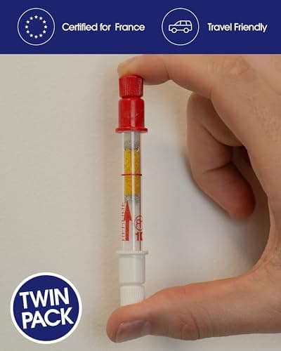 AlcoSense French NF Certified Breathalyzers for France & European Travel - Certified by National Laboratory of France - Breathalyser Twin Pack - NF Approved Alcohol Tester - European Breathalyser Kit — view 6