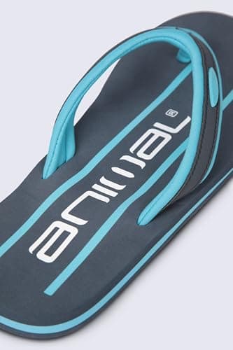 Animal Jekyl Mens Lightweight Flip-Flops Light Bl 12 — view 5