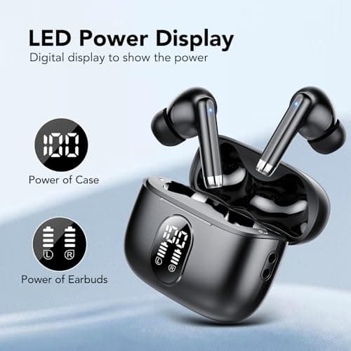 QXQ S26 Wireless Earbuds, In Ear Noise Cancelling Bluetooth 5.4 Headphones — view 5