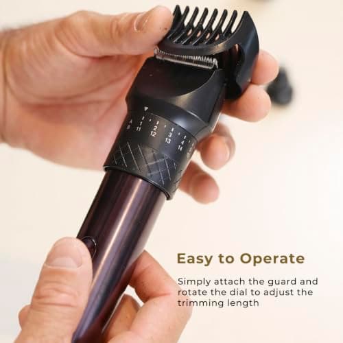 Beard Trimmers for Men, 5 in 1 Men's Grooming Kit with USB-C Charging Dock — view 3