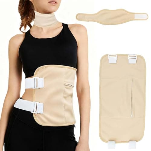 2PCS Castor Oil Wrap Kit, Reusable Detoxification Wrap for Liver