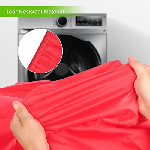 Asonen Large Laundry Bags 2 Pack, Two-way drawstring Tear-proof Portable Large Capacity Laundry Bags for Students, Apartments, Travel, Vacations, College (37 X 47 Inch, Red) — view 4