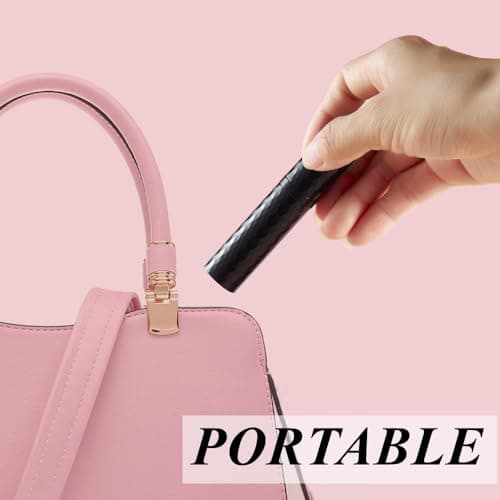 Aurdox Perfume Atomiser, Refillable & Travel Size Perfume Bottle with Bottom Pump, Leaking Proof, Luxurious Diamond Design, Mini Small Spray Bottles for Women and Men, 5ml (Black) — view 3