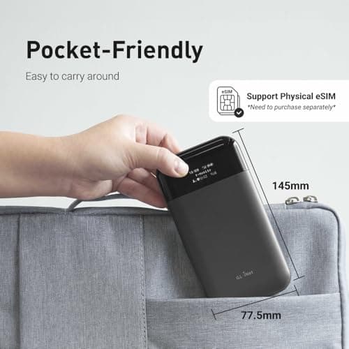GL.iNet GL-E750V2 MUDI 4G LTE Travel Router, 7000mAh, UK Plug — view 2