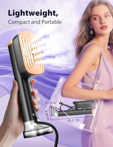 Sundu Steamer, 15s Heat-up, 180ml, Gloves, 35min for Travel & Home,Jet Black — view 6