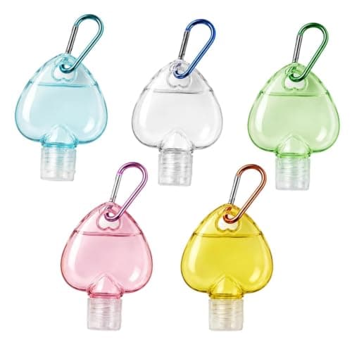 5PCS Hand Sanitiser with Clip, Hand Sanitiser Travel Size