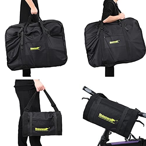 HUNTVP Folding Bike Bag Bike Travel Bag Case Box Thick Bicycle Folding Carry Bag Pouch,Bike Transport Case for Air Travel — view 6