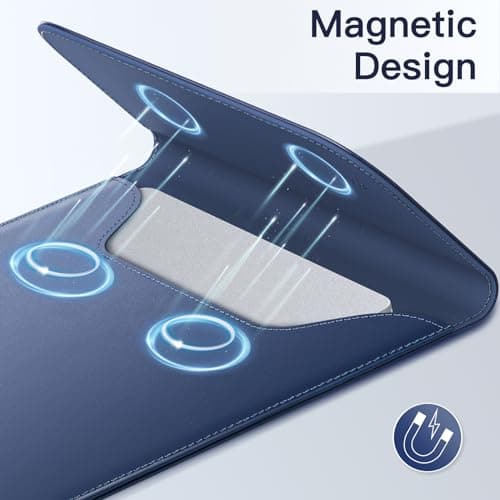 JETech Slim Laptop Sleeve for 13-Inch Devices, Navy — view 4