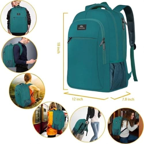 MATEIN Travel Laptop Backpack, Work Bag Lightweight Laptop Bag, 15.6 Inch — view 2