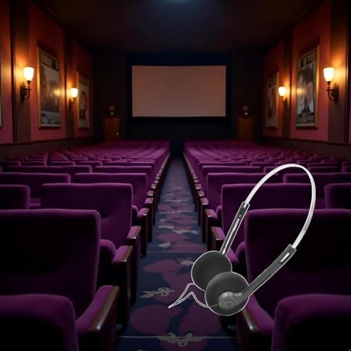 Ssmmam Retro Headphones Wired, Black Retro Over-Ear Earphones, Mini Stereo Lightweight Headphones with Cord, 80s 90s Vintage Headset Wired, Headphone for Most Mobile Phones Playback — view 6