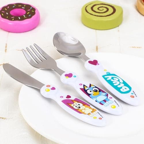 Bluey Kids 3 Piece Cutlery Set – Includes Knife, Fork and Spoon — view 5