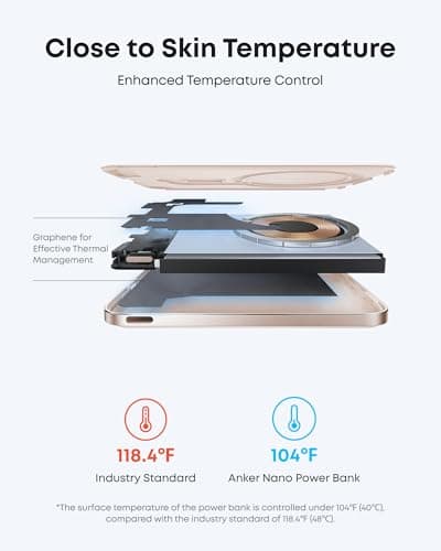 Anker Nano Magnetic Ultra Slim Power Bank Qi2 15W Wireless Portable Charger — view 5