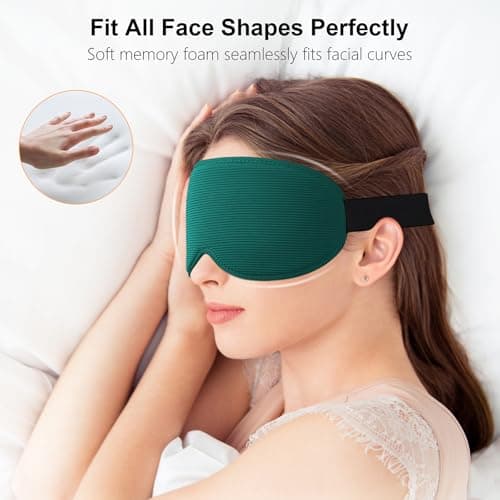 Gritin 100% Blackout Sleep Mask for Women & Men-Zero Eye Pressure Eye Mask — view 5