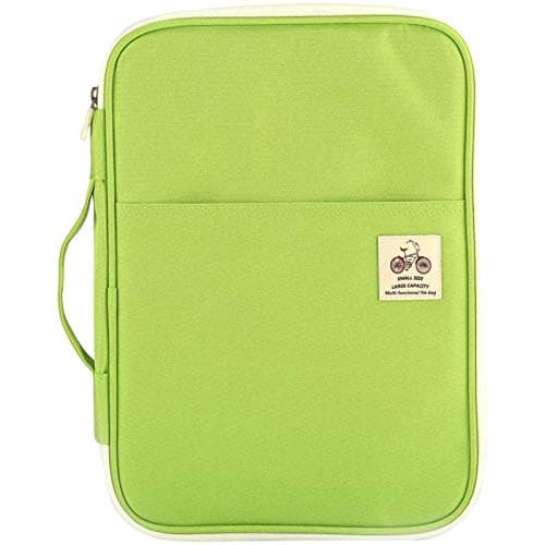JAKAGO A4 Document Case, Multi-Pocket Portfolio Folder, Travel Portfolios
