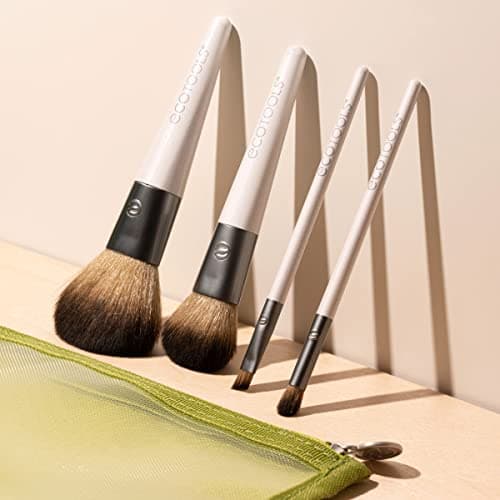 EcoTools On-The-Go Style Brush Set, 4 Makeup Applicators & Cosmetic Case — view 4