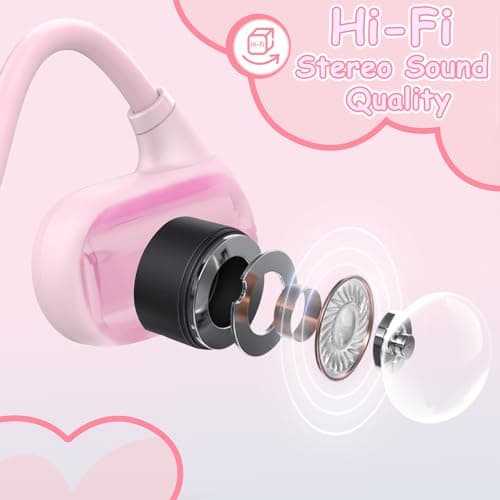 Golvery Kids Wireless Earbuds, Open Ear Bluetooth Headphones for Children — view 6