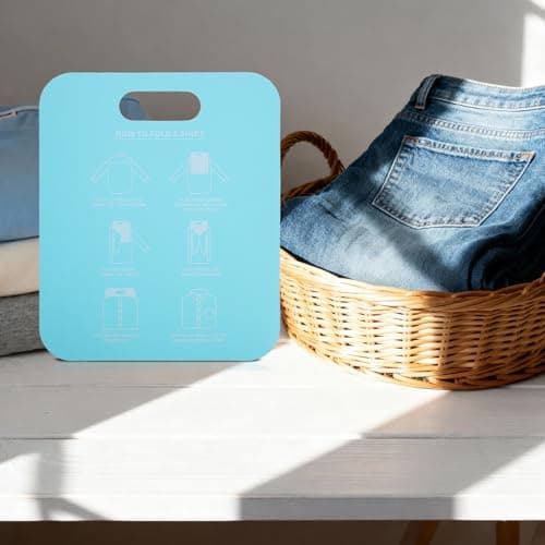 2pcs Adult Folding Clothes Board Plastic Shirt Folder for Travel — view 5