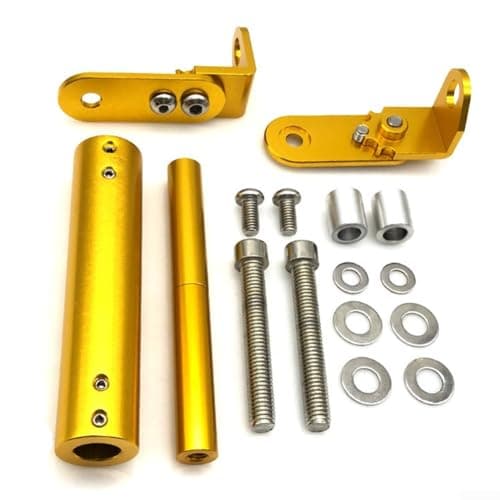 Red Aluminum Alloy Mount Bar for Honda Motorcycle(gold)