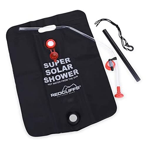 GEEZY Solar Shower Bag 15L for Portable Camping Hot Water Baths — view 3