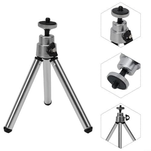 Lightweight Pocket Tripod 14.5cm Hard Plastic(Silver Gray) — view 6
