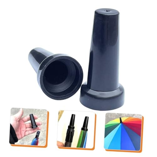 VOSAREA 2pcs Umbrella Tip Caps Replacement Umbrella Tops Protective Caps for Outdoor and Rain Repair Kit Suitable for Garden Cover and Sun Accessories — view 4