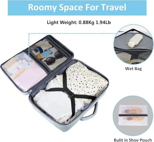 Taygeer Ryanair Cabin Bags 40x30x20 Underseat, Travel Backpack Cabin Size — view 3